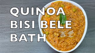 Quinoa Bisi Bele Bath  Millet Bisi Bele Bath  Home Made  Anus Kitchen  Bharjari Bhojana [upl. by Gates489]