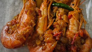 Easy Shrimp Recipe  Spicy shrimp Bhuna  Chingri Bhuna Recipe  Chingri vuna [upl. by Ainelec]