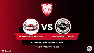 NBL1 Team Solent Kestrels v Nottingham Hoods  121222 [upl. by Maisey]