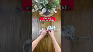 DIY Gift Bow From Wrapping Paper Quick amp Easy Custom Gift Bows hack holidaydiy giftbowhack [upl. by Anerul]