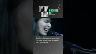 Beverley Craven  Promise Me Live at Birmingham Symphony Hall 1992 [upl. by Ahsikahs]