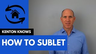 How to Sublet your Rental sublet sublease howtosublet [upl. by Milburt]