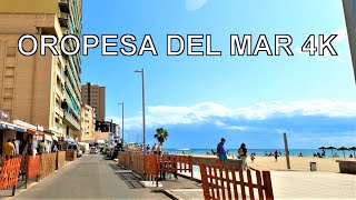 Conduciendo por Oropesa del Mar en directo  en vivo  live Castellon Valencia 4K Viaje en Coche [upl. by Keen]