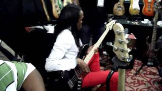 Verdine White at the Pavel booth at NAMM 2011 [upl. by Lalib565]