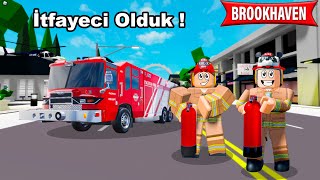 İtfaiyeci Olduk   Roblox Brookhaven [upl. by Hesketh]