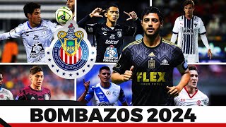 LISTA DE REFUERZOS EN LAS CHIVAS POR FIN ANUNCIAN A LOS REFUERZOS PARA EL CLAUSURA 2024 SON PROSPECT [upl. by Sirred]