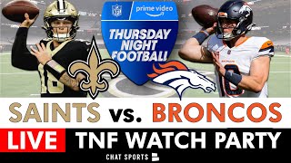 Thursday Night Football LIVE Stream Saints vs Broncos NFL Week 7 Amazon Prime Free Watch Party [upl. by Nylannej183]