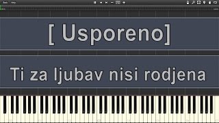 U Marinko Rokvic  Ti za ljubav nisi rodjena  Tutorial  Nauci da sviras   Za pocetnike [upl. by Sankey]