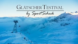 Skiing on Austrian glacier  SportScheck Gletschertestival [upl. by Jean-Claude314]