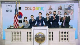 Coupang NYSE CPNG Rings The Opening Bell® [upl. by Dopp]