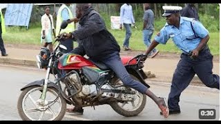 Daring Thief Steals Phone From DCI Subaru Along Thika Road [upl. by Celeski]