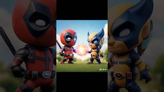 The Super CUTE Showdown Baby Deadpool vs Baby Wolverine [upl. by Marjana878]