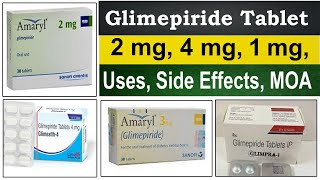 Glimepiride 2mg 4 mg 3 mg 1 mg tablet  glimepiride tablets ip 2mg 4 mg 1 mg uses Side Effects [upl. by Joey]