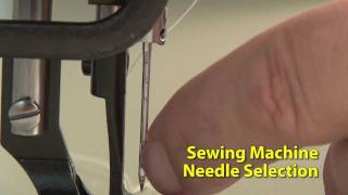 How to Select a Sewing Machine Needle Type [upl. by Welcy357]