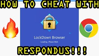 HOW TO CHEAT WITH RESPONDUS LOCKDOWN BROWSER [upl. by Atcele]