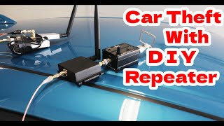 Relay attack real device Car Theft with DIY Repeater Amplifier  Lets see how we can prevent this [upl. by Albarran]