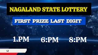 First Prize Last Digit 311024 Nagaland State Lottery Target Number Lottery Sambad Target Number [upl. by Tiersten10]