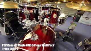 PDP Concept Maple CM5 5 Piece Drum Kit Demo [upl. by May]