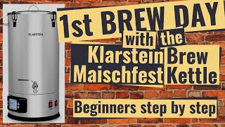 Klarstein Maischfest brew kettle  A beginners step by step guide on this all in 1 kettle [upl. by Annawahs]