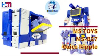 ［粵語導航］魔方 傳奇級MP 藍音波｜MS TOYS MSB27 Voice Ripple [upl. by Sliwa955]