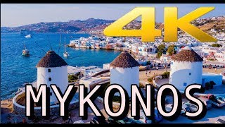 Beautiful Mykonos Greece in 4K HD [upl. by Ninazan]