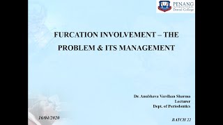 FURCATION INVOLVEMENT – THE PROBLEM amp ITS MANAGEMENT [upl. by Julienne915]