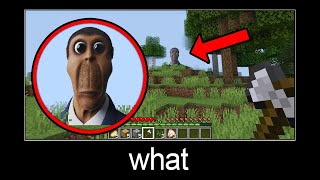 Minecraft wait what meme part 313 RTX Obunga nextbot [upl. by Sletten194]