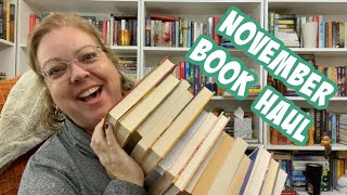 Great book deals from library sales and thrift stores  A NOVEMBER BOOK HAUL [upl. by Diamante]