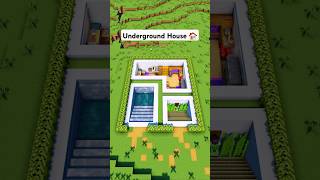 Minecraft Modern Underground House 🏠 minecraft [upl. by Heurlin325]