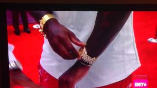 Ace Hood Fake Rolex Watch Falls Apart at BET AWARDS 2013 [upl. by Draude175]