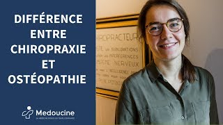 👐 Quelle est la DIFFÉRENCE entre lOSTÉOPATHIE et la CHIROPRAXIE  Par France Deffrennes 👐 [upl. by Yaniv]