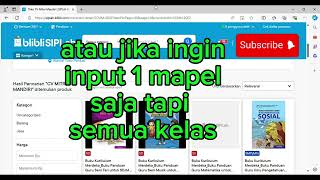 Cara Cepat dan Mudah Input Buku Teks Di Siplah Blibli untuk belanja arkas sekolah [upl. by Jona]