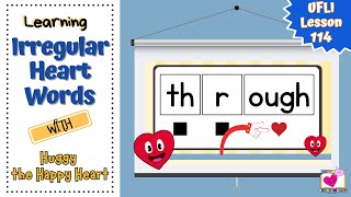 Teaching Sight Word THROUGH  UFLI Lesson 114 Irregular Heart Word  Learn Gr 2 Sight Words [upl. by Denton]