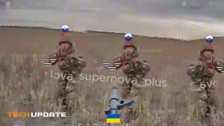 Horrific Ukrainian FPV Drones AK47 Equipped back Engages brutally Russian infantry one by one [upl. by Ulyram]