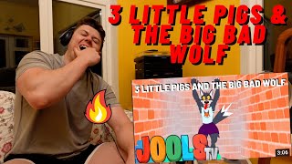 3 Little Pigs amp The Big Bad Wolf  Jools TV™️ Nursery Rhymes amp Kid Songs  Trap Rhyme  IRISH REACT [upl. by Nodgnal]