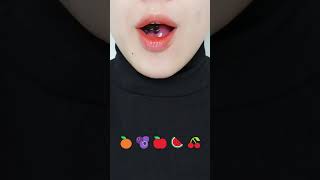 ASMR Eating random fruit 🍊🫐🍎🍉🍒 1 asmr food fruit funny shorts [upl. by Nevuer618]