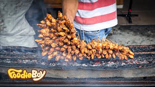 BEST 4 Satay Food Compilation Indonesian street food in Jakarta [upl. by Craggy]