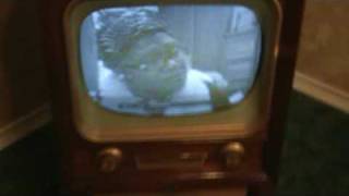 1953 Muntz CRT Television Restoration [upl. by Llorrad232]