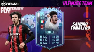 UN SBC FIJO SI TIENES SERIE A SANDRO TONALI 89 FANTASY FUT REVIEW FIFA 22 [upl. by Elyrrad]