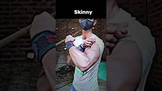 Skinny like this 🤯 hifzanfitness ashortaday shorts gym gymmotivation gymlover youtubeshorts [upl. by Nosmas]