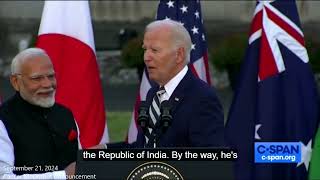 President Biden Launches Quad Cancer Moonshot Initiative  September 21 2024 [upl. by Bain]