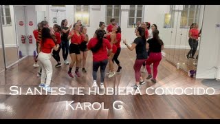 Si antes te hubiera conocido  Karol G  Zumba choreography  Coreografia [upl. by Yliak744]