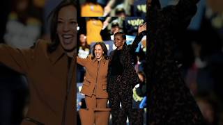 Michelle Obama and Kamala Harris hit the campaign trail together for the first timeshorts [upl. by Karlee]