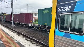 Aurizon GWU014 ACD6047 7MP1 train Middle Footscray [upl. by Pillihp947]