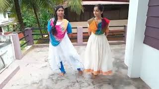 Manamariyunnolu cover song choreography by arjidha and diya [upl. by Tenrag]