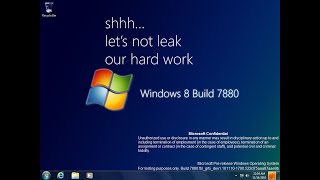 Taking a look at Windows 8 Build 7880 [upl. by Anole]