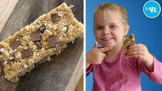 NO BAKE CHOCOLATE GRANOLA BARS [upl. by Clarkson996]