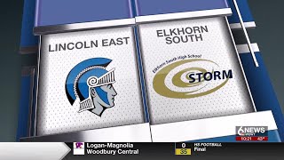 2023 high school football playoffs  Lincoln East  Elkhorn South [upl. by Danforth436]