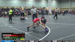 Big Grade 5 And 6 70 Calvin Miller SHAKOPEE MAT CLUB Vs Tj Koester Agoge Wrestling Club [upl. by Scholz135]