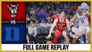 NC State vs Duke Full Game Replay  2024 ACC Men’s Basketball Tournament [upl. by Ylreveb]